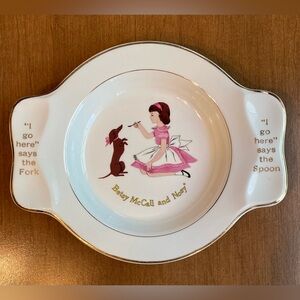 Vintage Betsy McCall and Nosy Plate